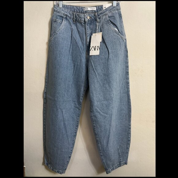 Zara Women’s Classic High-Waisted Jeans Size 6 NEW WITH TAG! - Picture 1 of 6